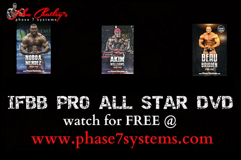 The IFBB PRO ALL STAR DVD available FREE